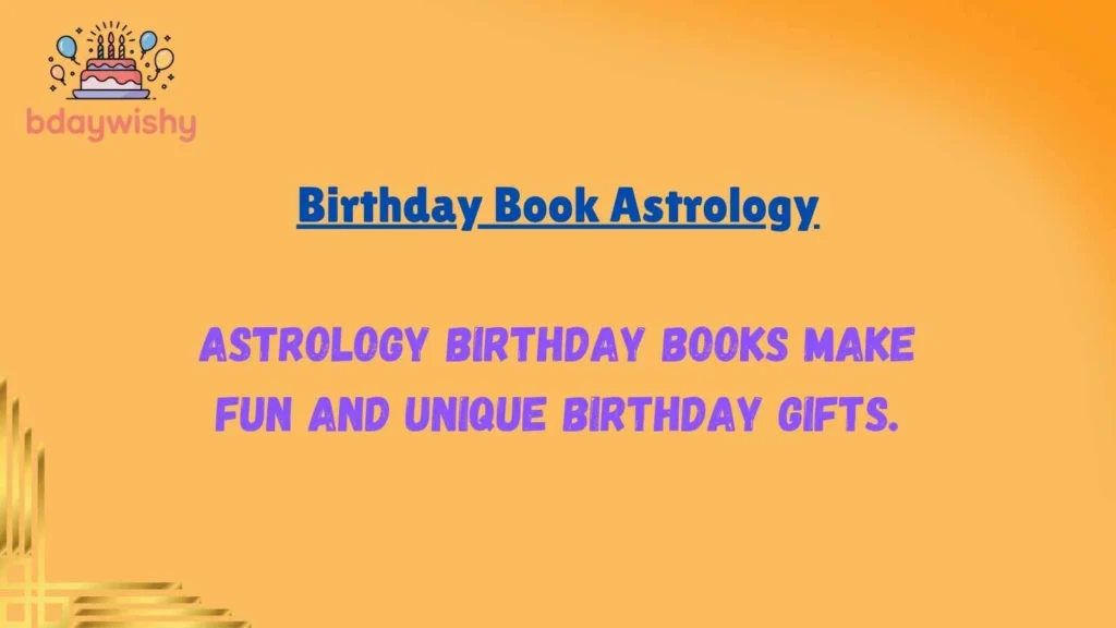 Birthday Book Astrology
