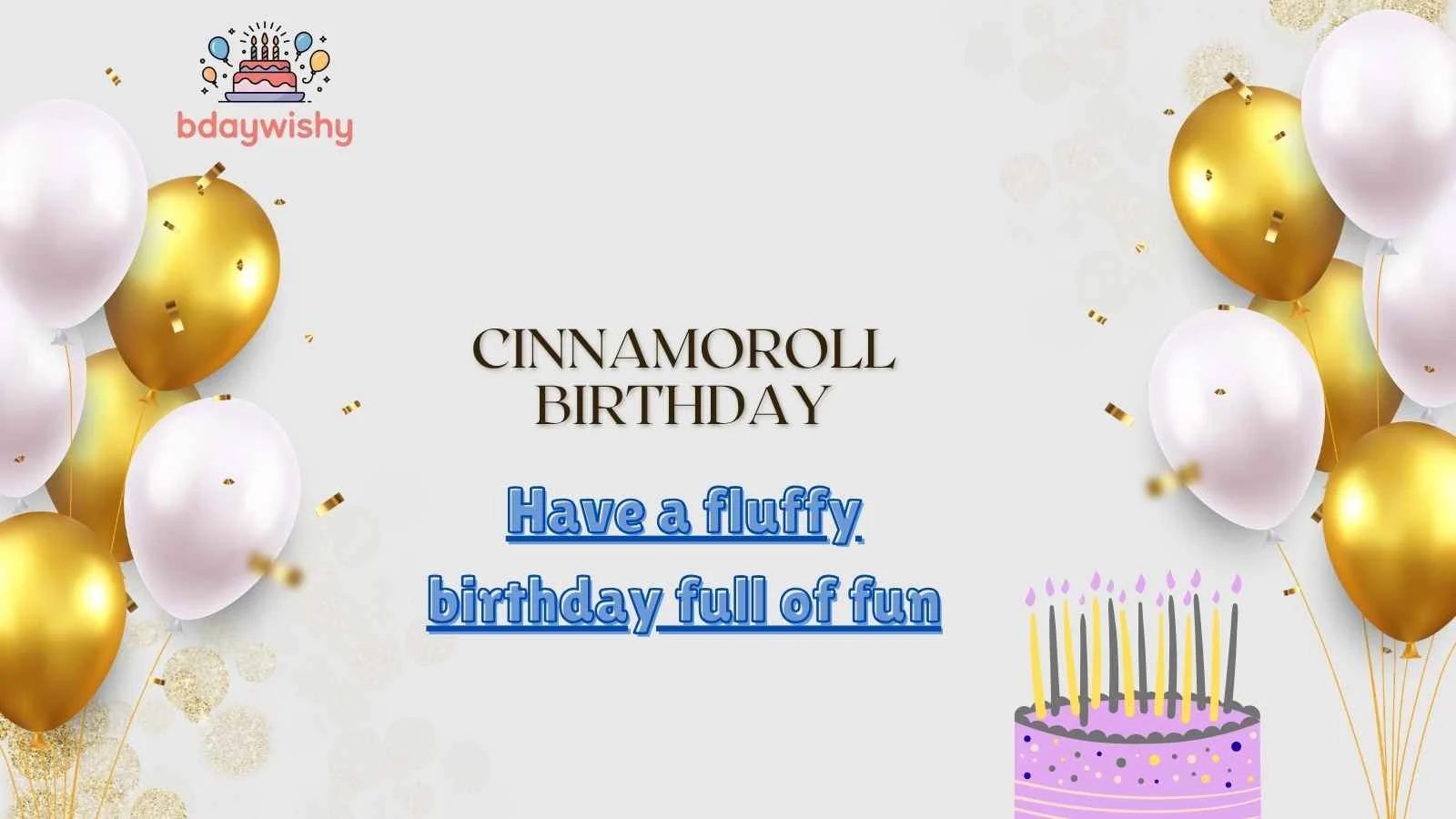Cinnamoroll Birthday