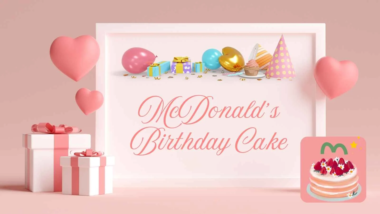 McDonald’s Birthday Cake