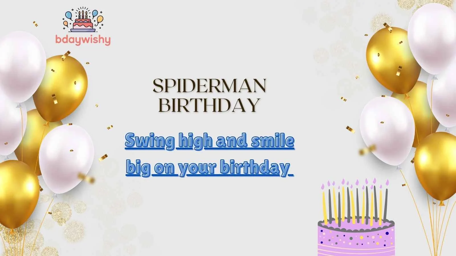 Spiderman Birthday