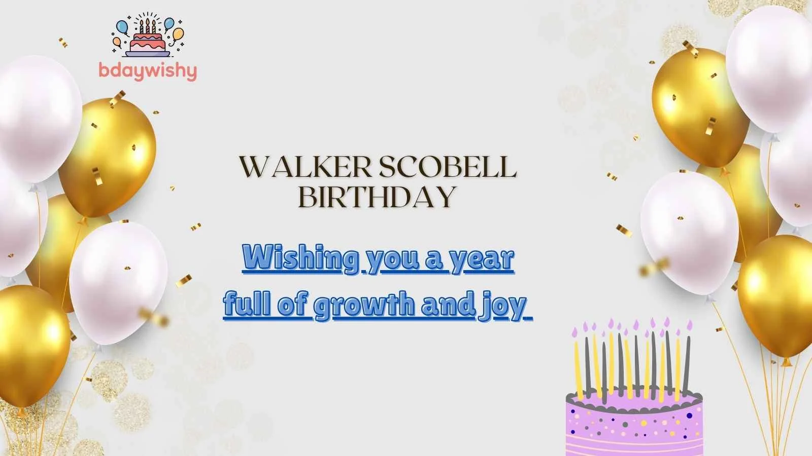 Walker Scobell Birthday