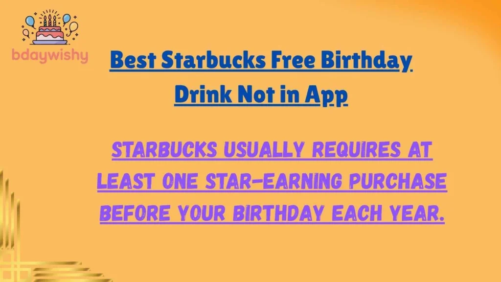 Best Starbucks Free Birthday Drink Not in App