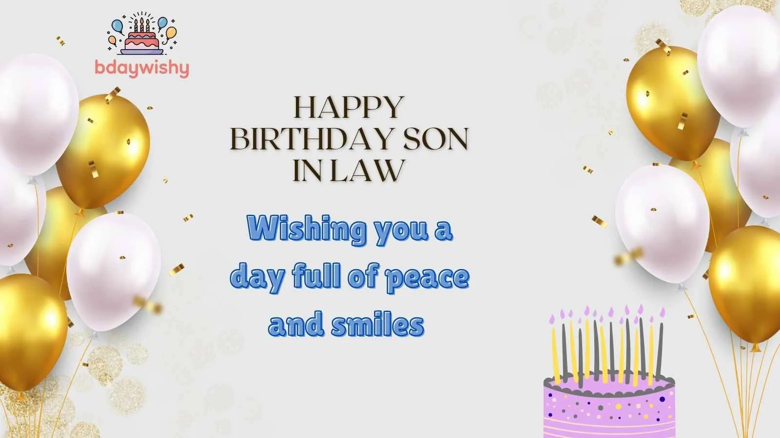 Happy Birthday Son in Law