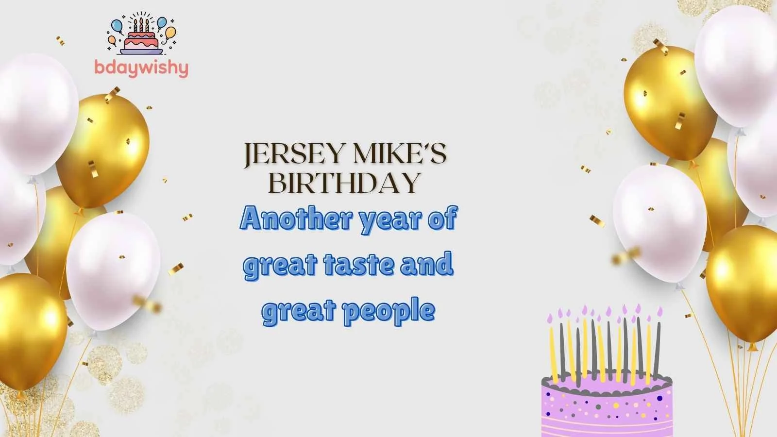 Jersey Mike’s Birthday