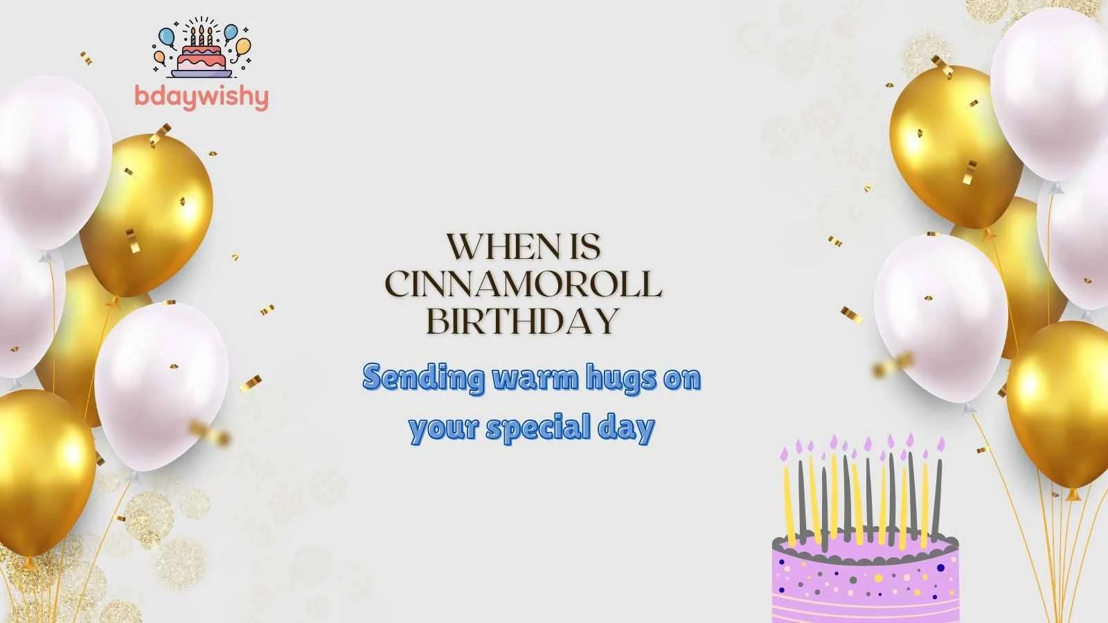 When Is Cinnamoroll Birthday