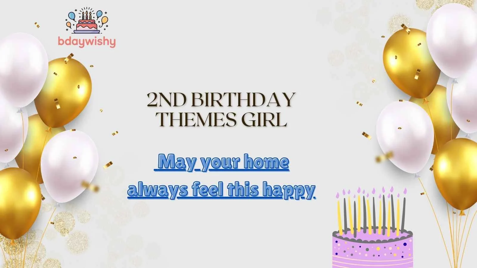 2nd Birthday Themes Girl