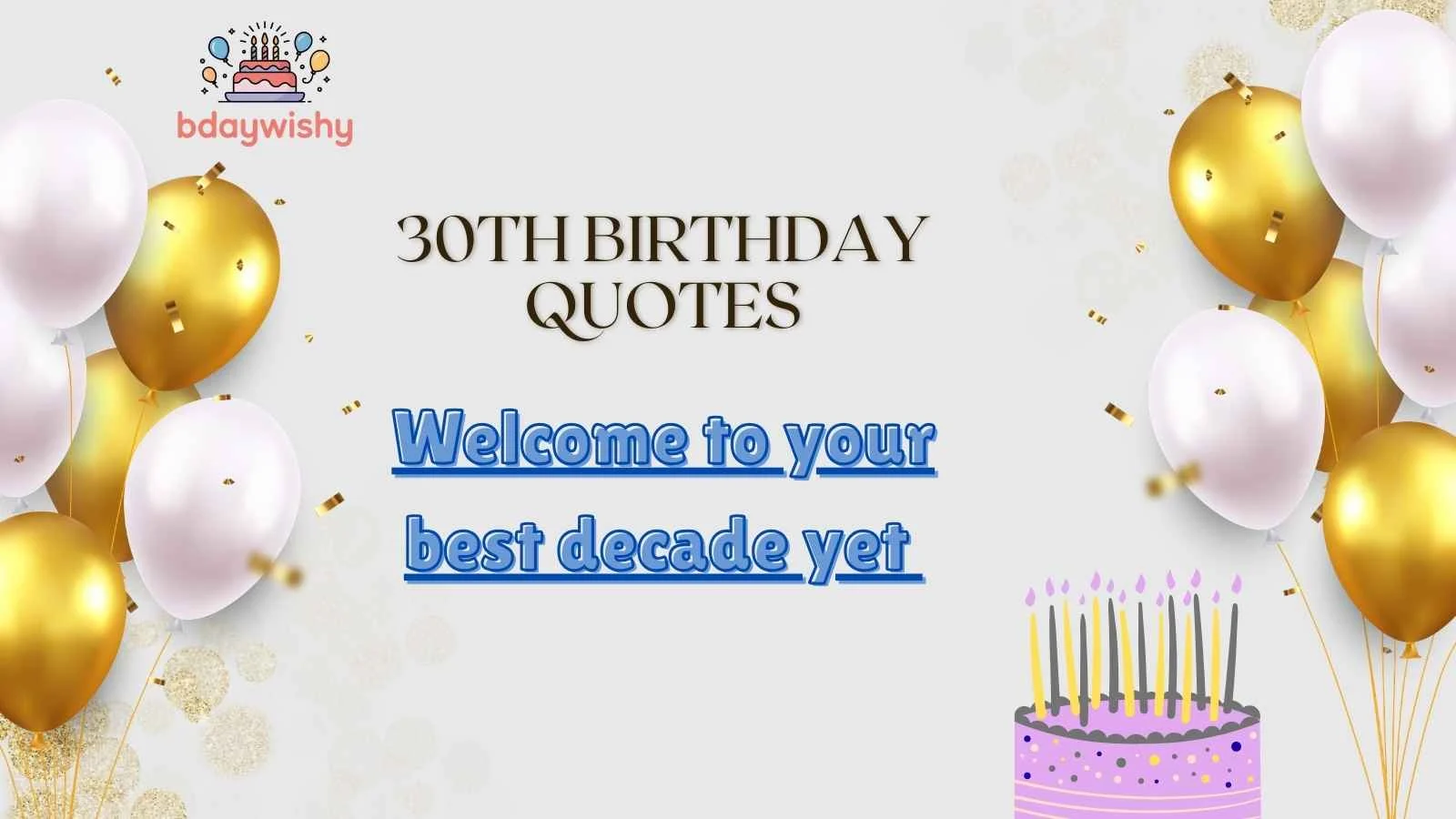 30th Birthday Quotes