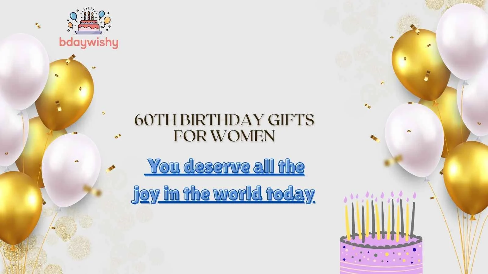 60th Birthday Gifts for Women