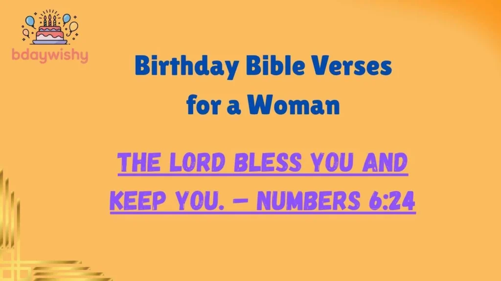 Birthday Bible Verses for a Woman