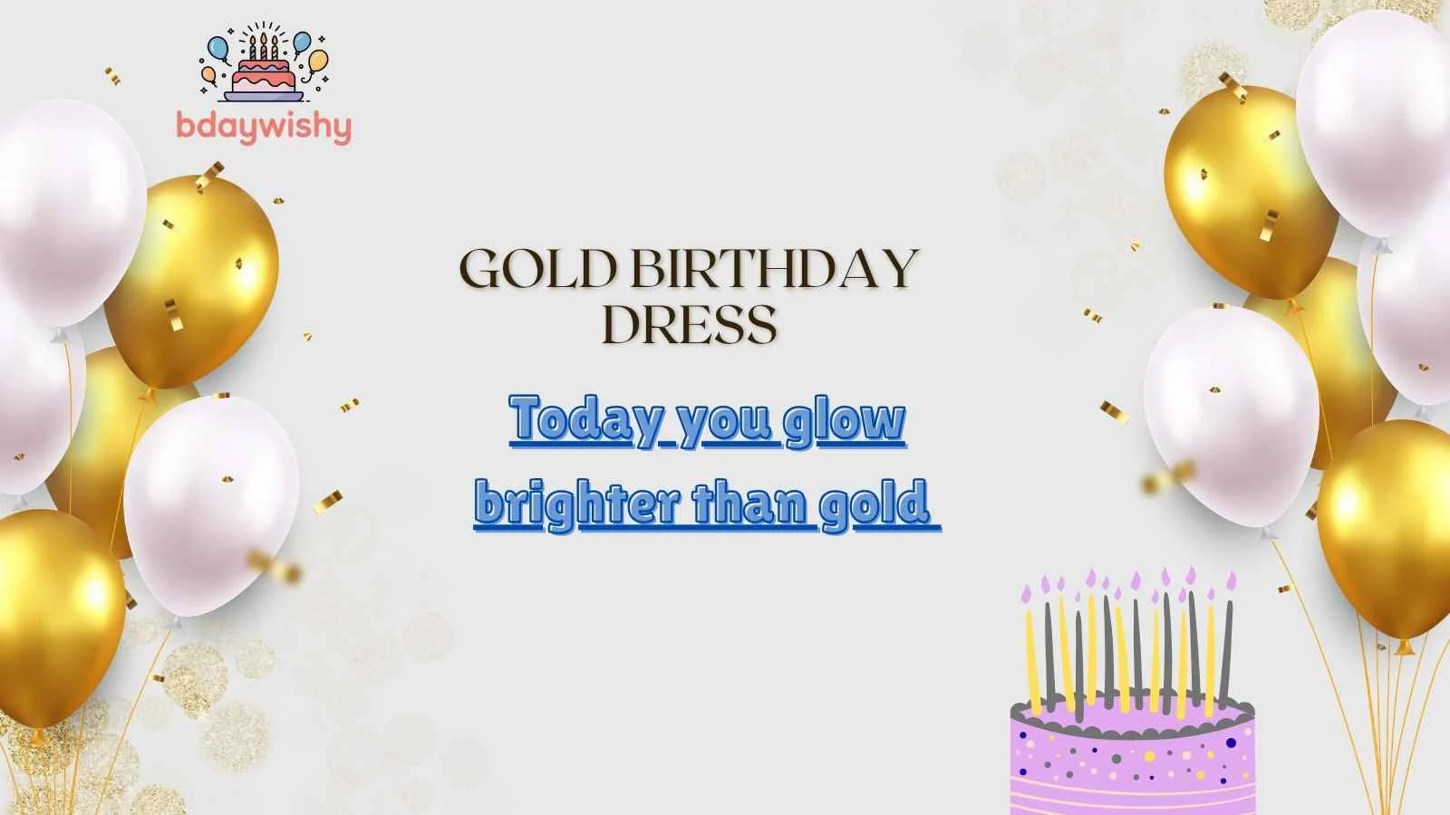 Gold Birthday Dress