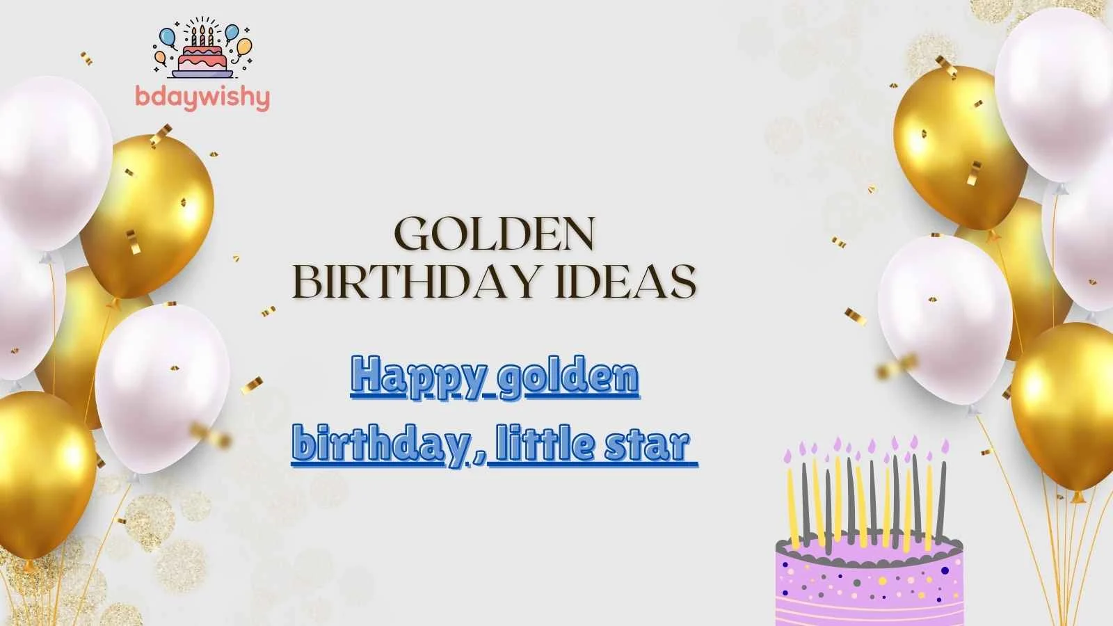 Golden Birthday Ideas