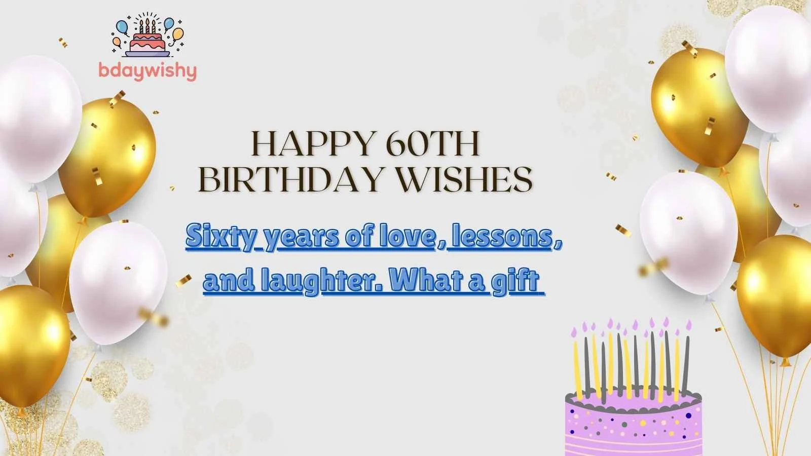 Happy 60th Birthday Wishes