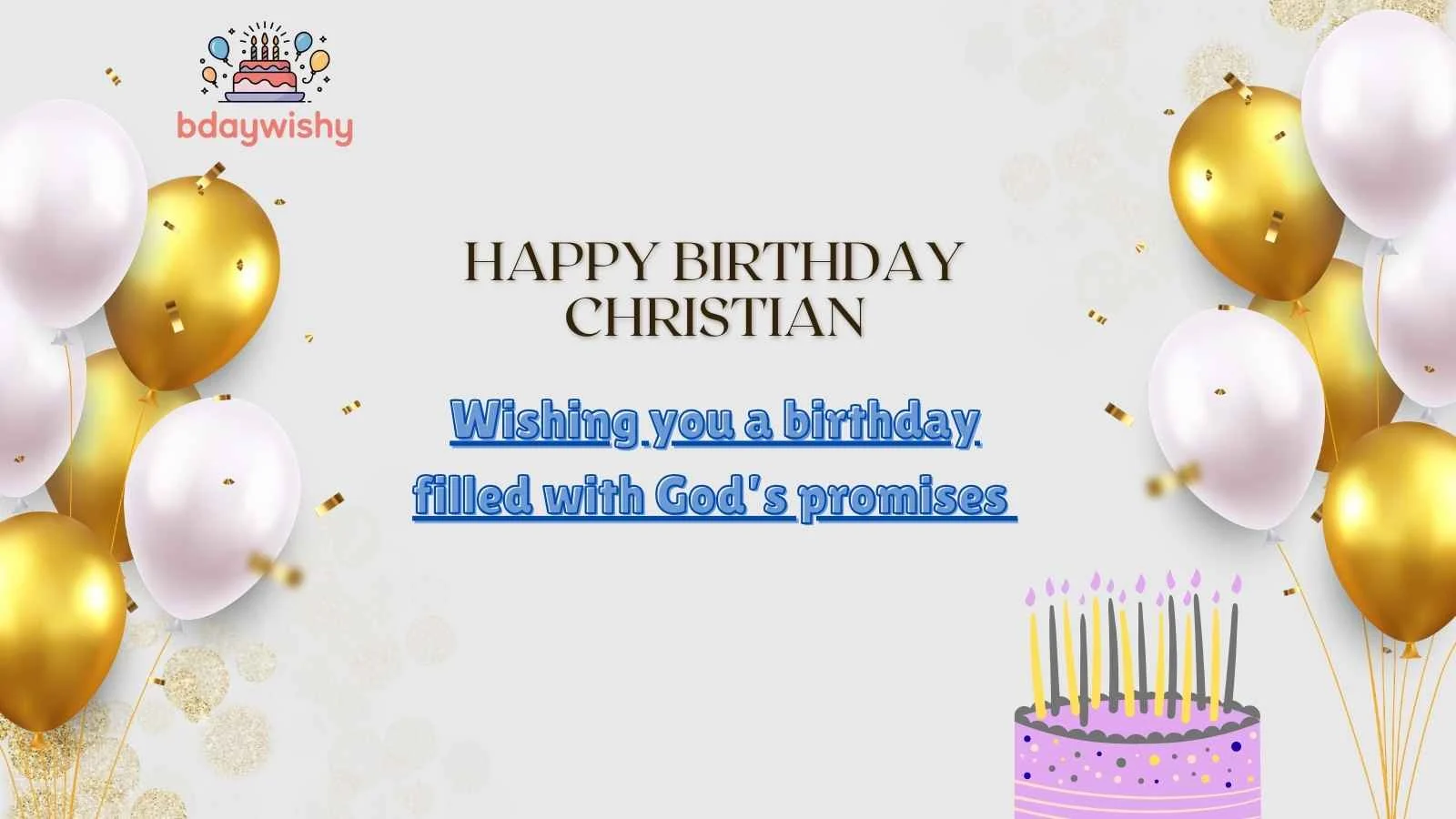 Happy Birthday Christian