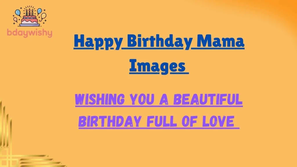 Happy Birthday Mama Images