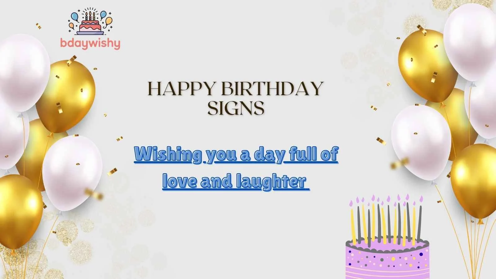 Happy Birthday Signs