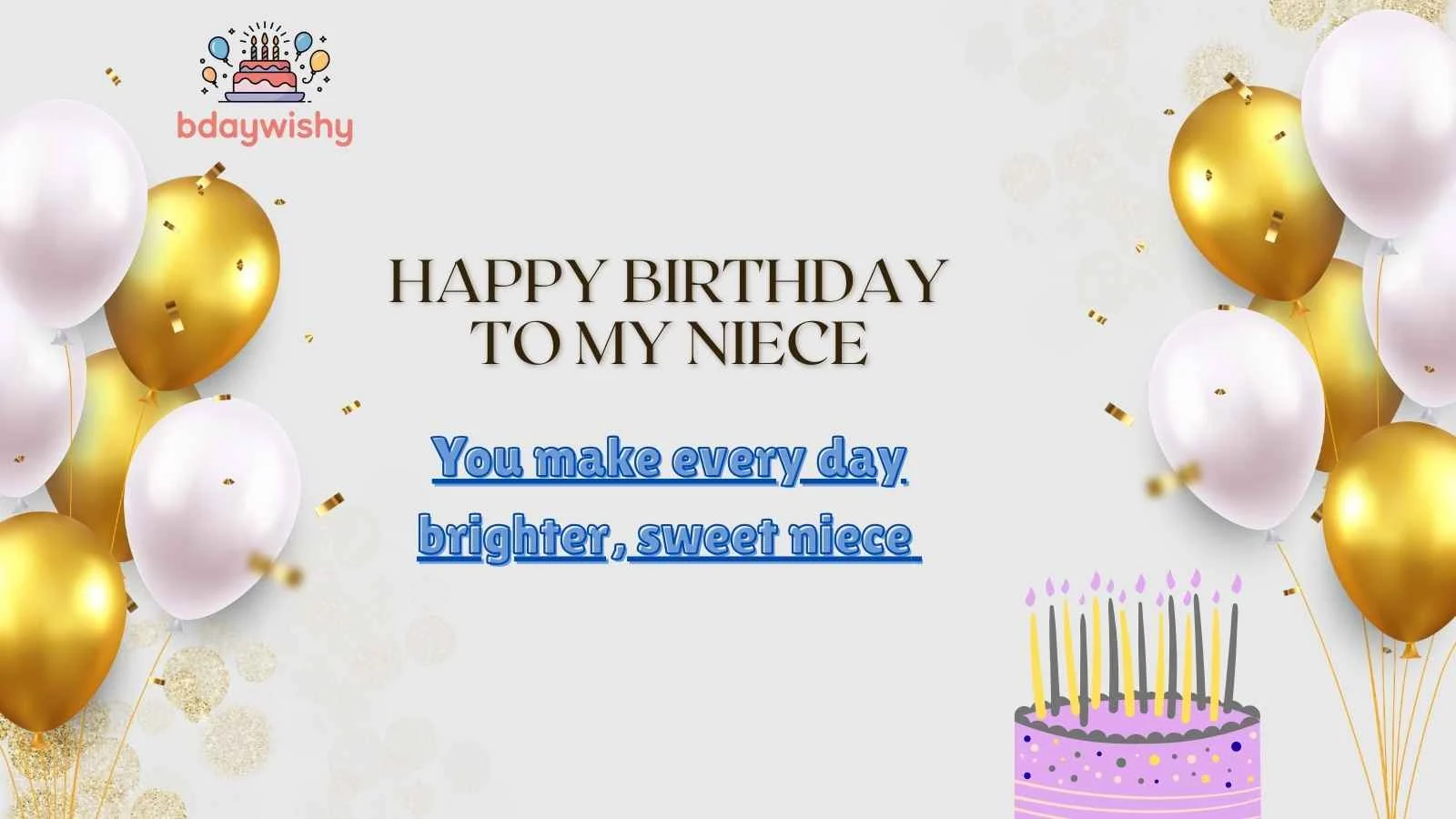 Happy Birthday to My Niece