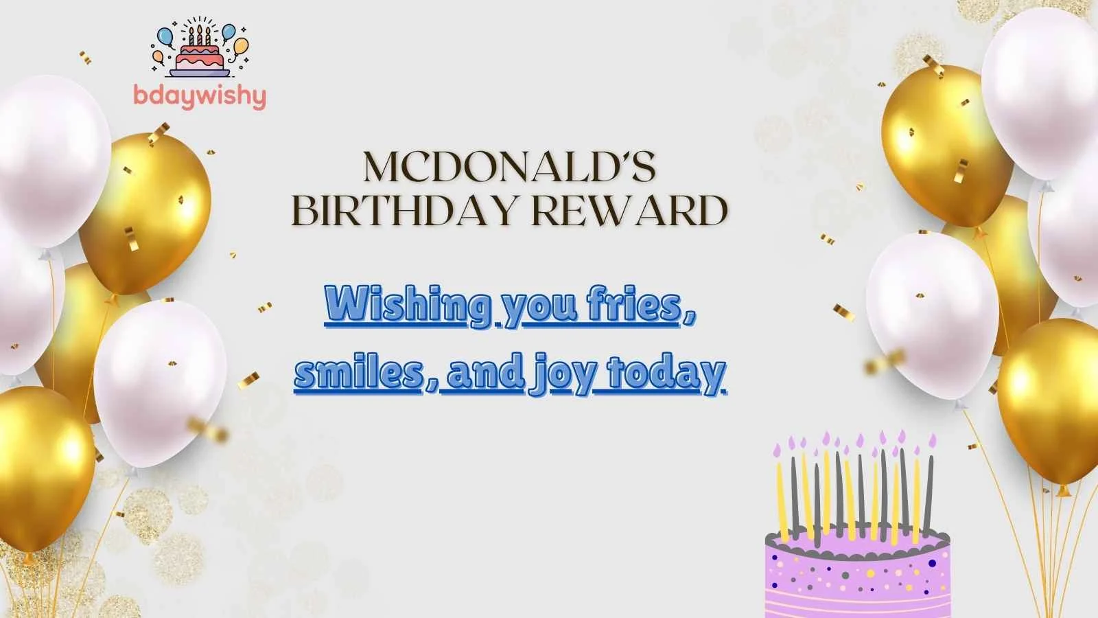 McDonald’s Birthday Reward