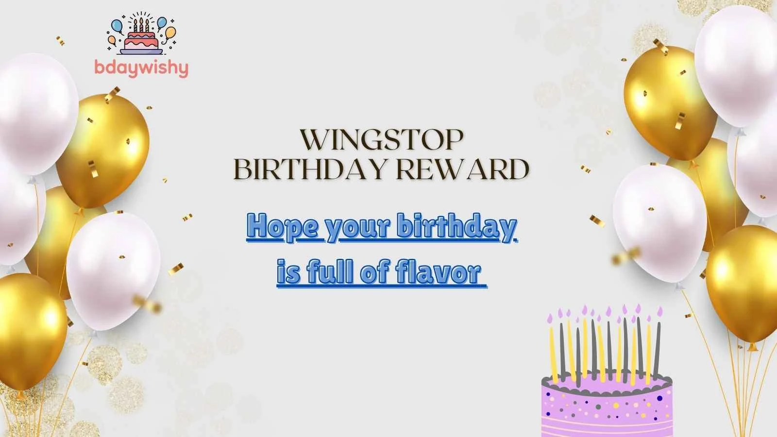 Wingstop Birthday Reward