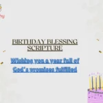 Birthday Blessing Scripture