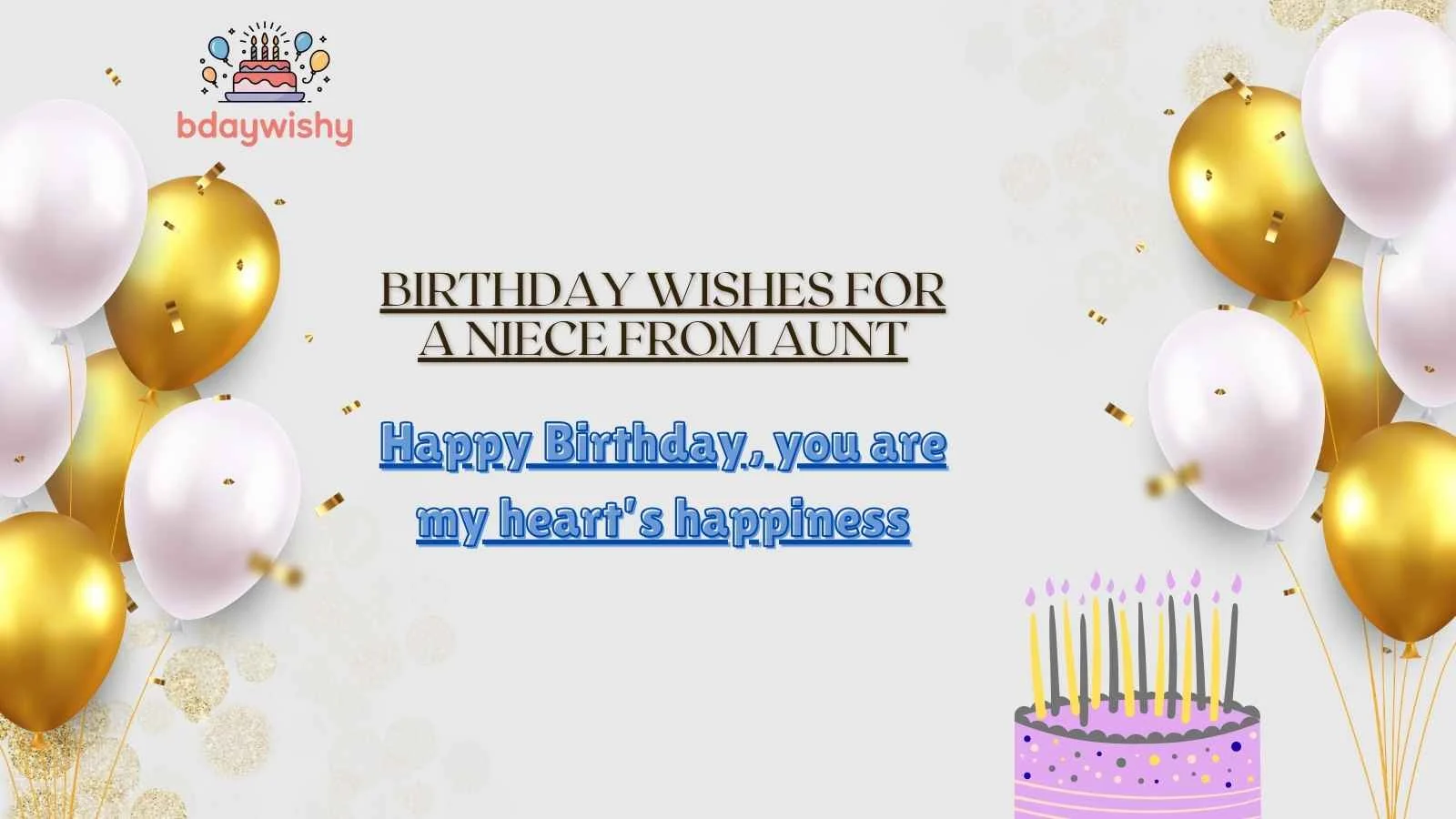 Birthday Wishes for a Niece from Aunt