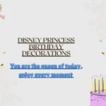 Disney Princess Birthday Decorations