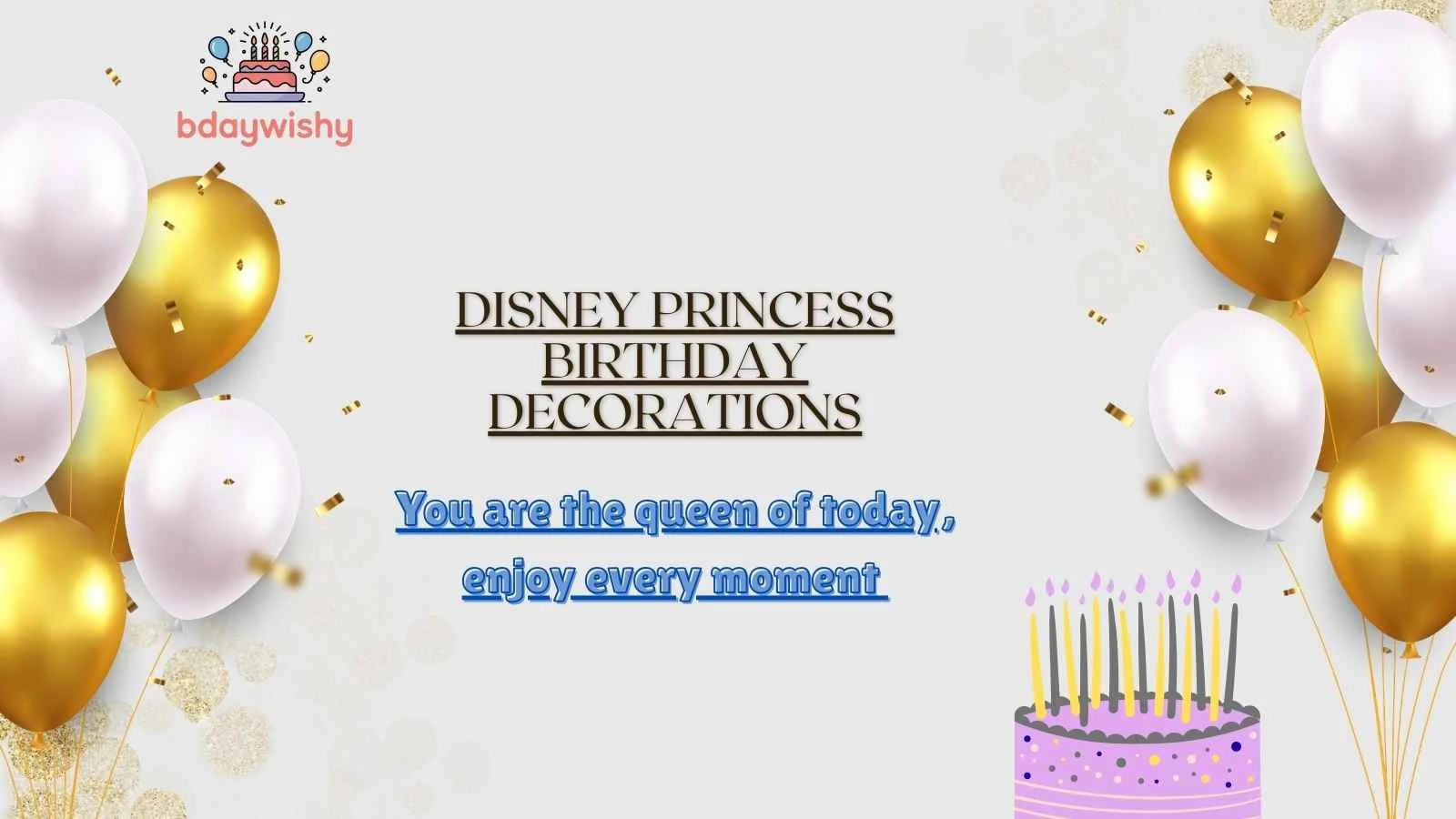 Disney Princess Birthday Decorations