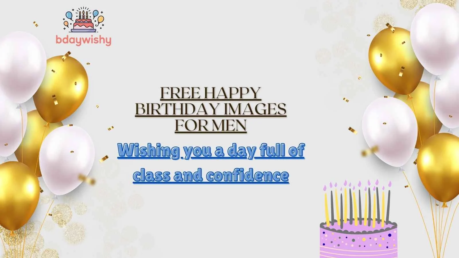 Free Happy Birthday Images for Men