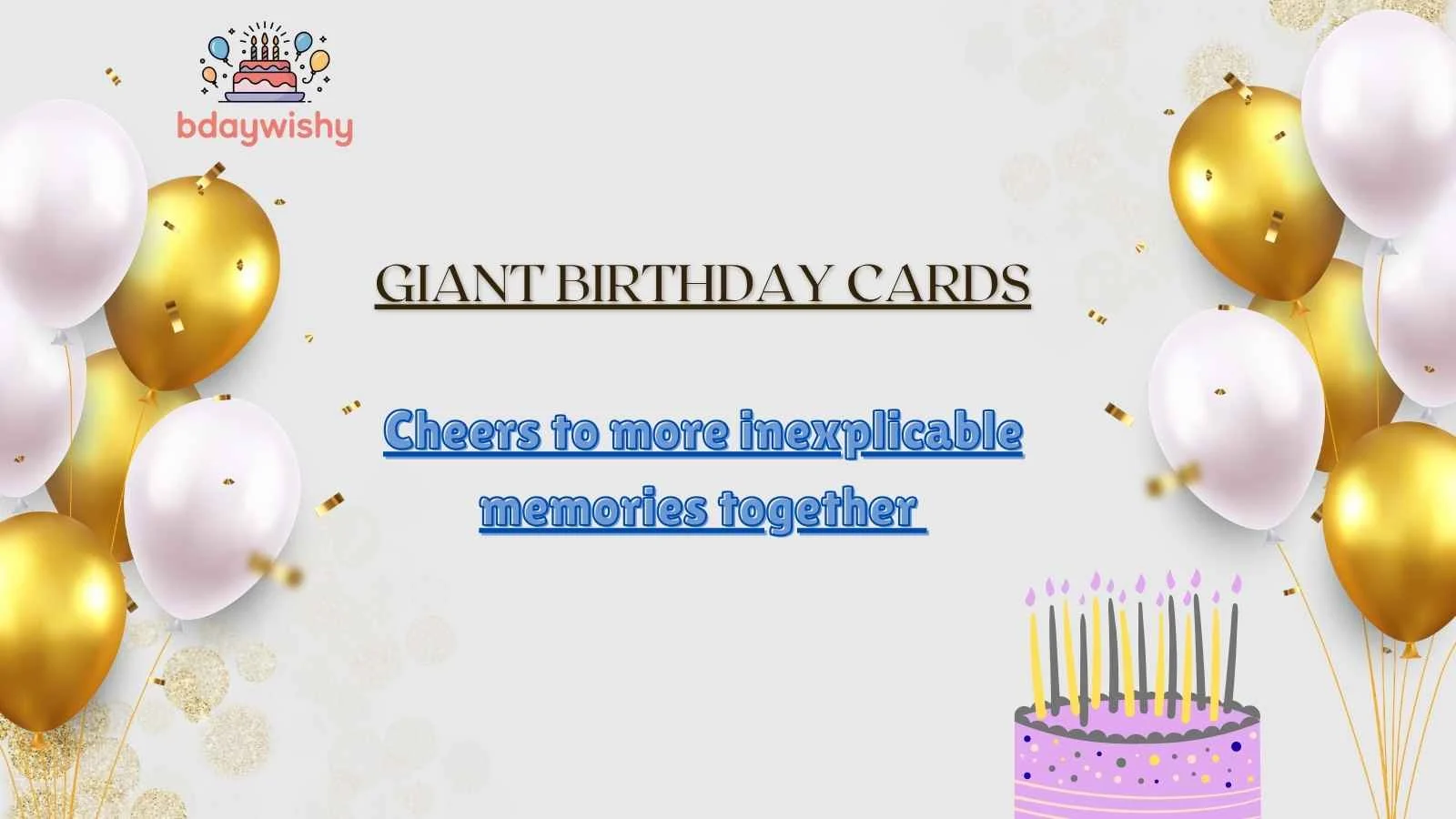 Giant Birthday Cards