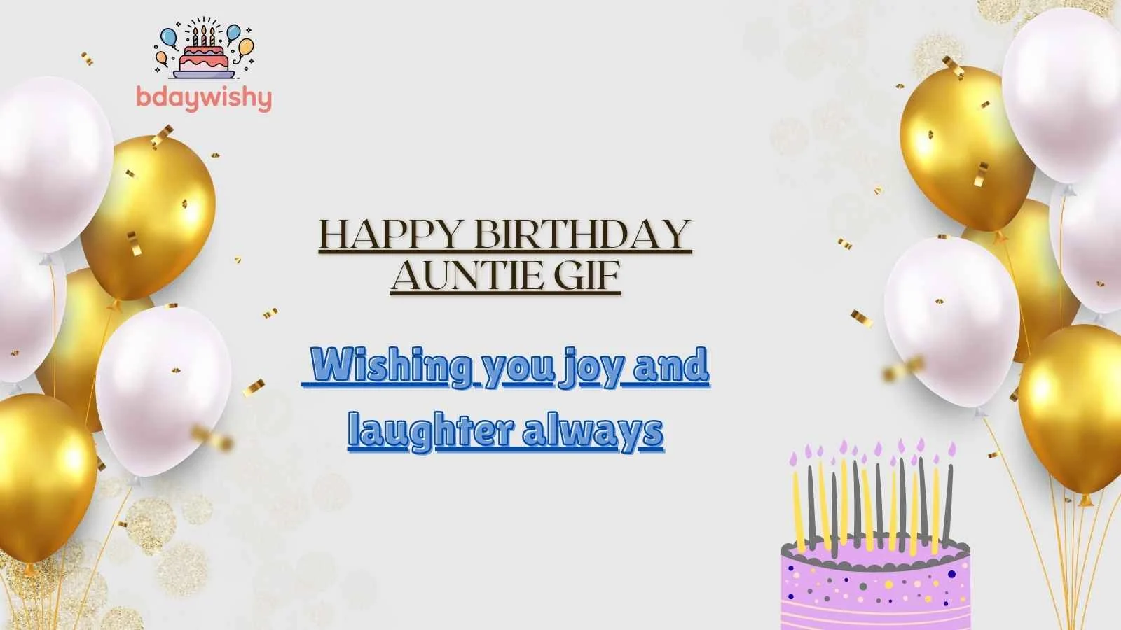 Happy Birthday Auntie GIF