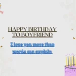 Happy Birthday to Boyfriend