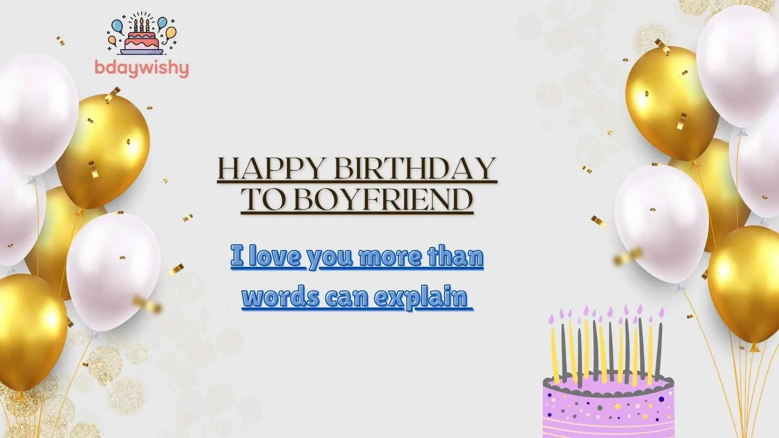 Happy Birthday to Boyfriend