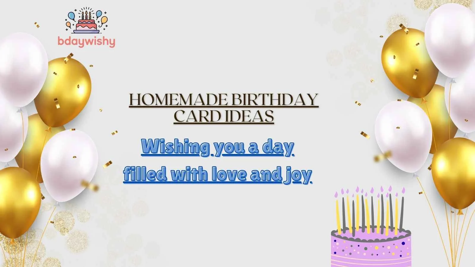 Homemade Birthday Card Ideas