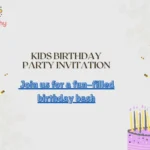 Kids Birthday Party Invitation