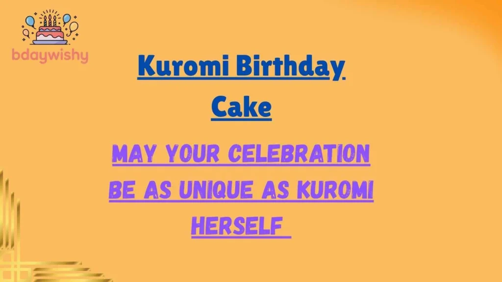 Kuromi Birthday Cake