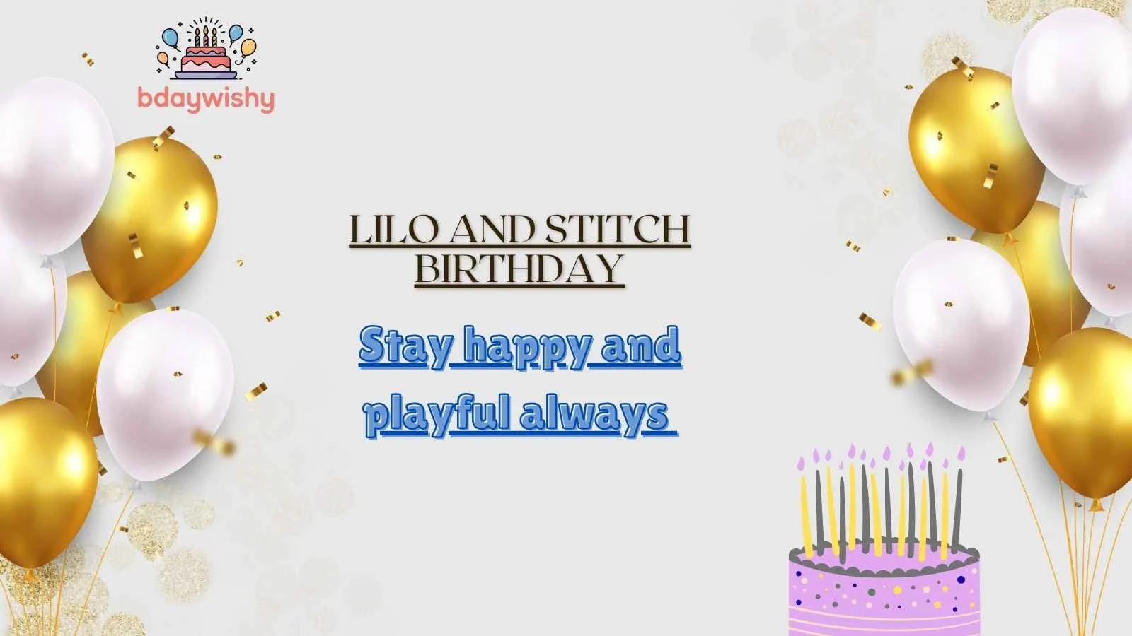 Lilo and Stitch Birthday