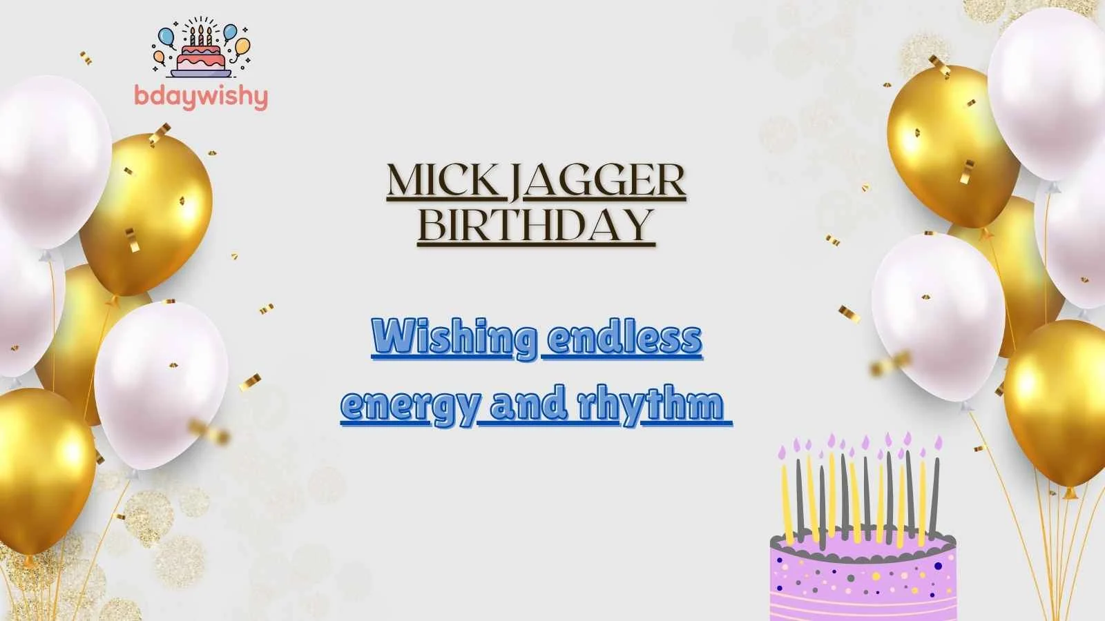 Mick Jagger Birthday