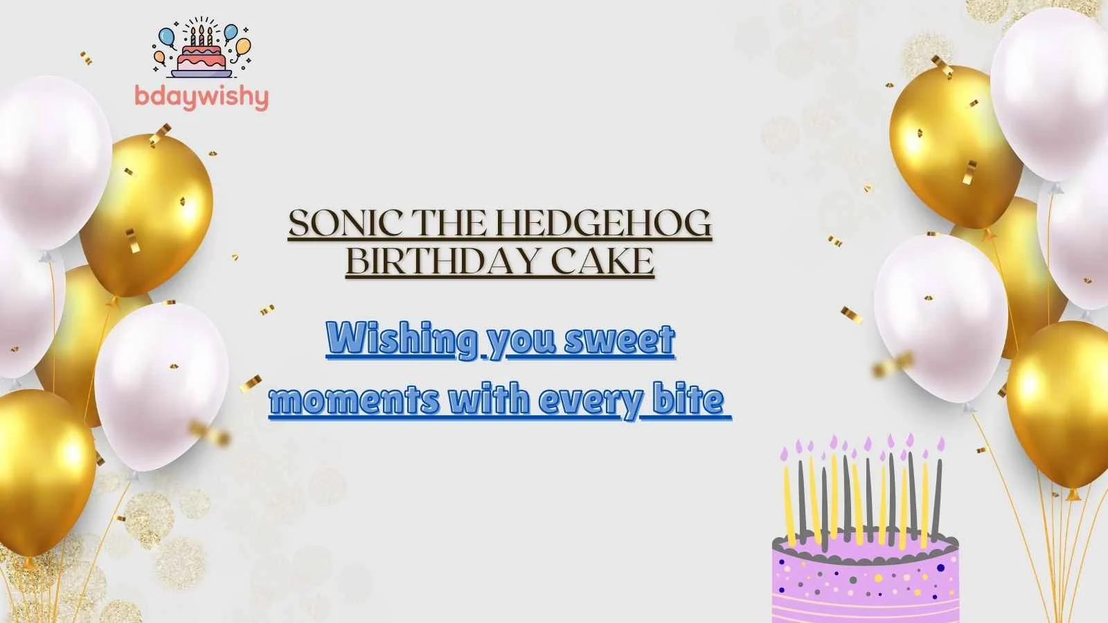 Sonic the Hedgehog Birthday Cake