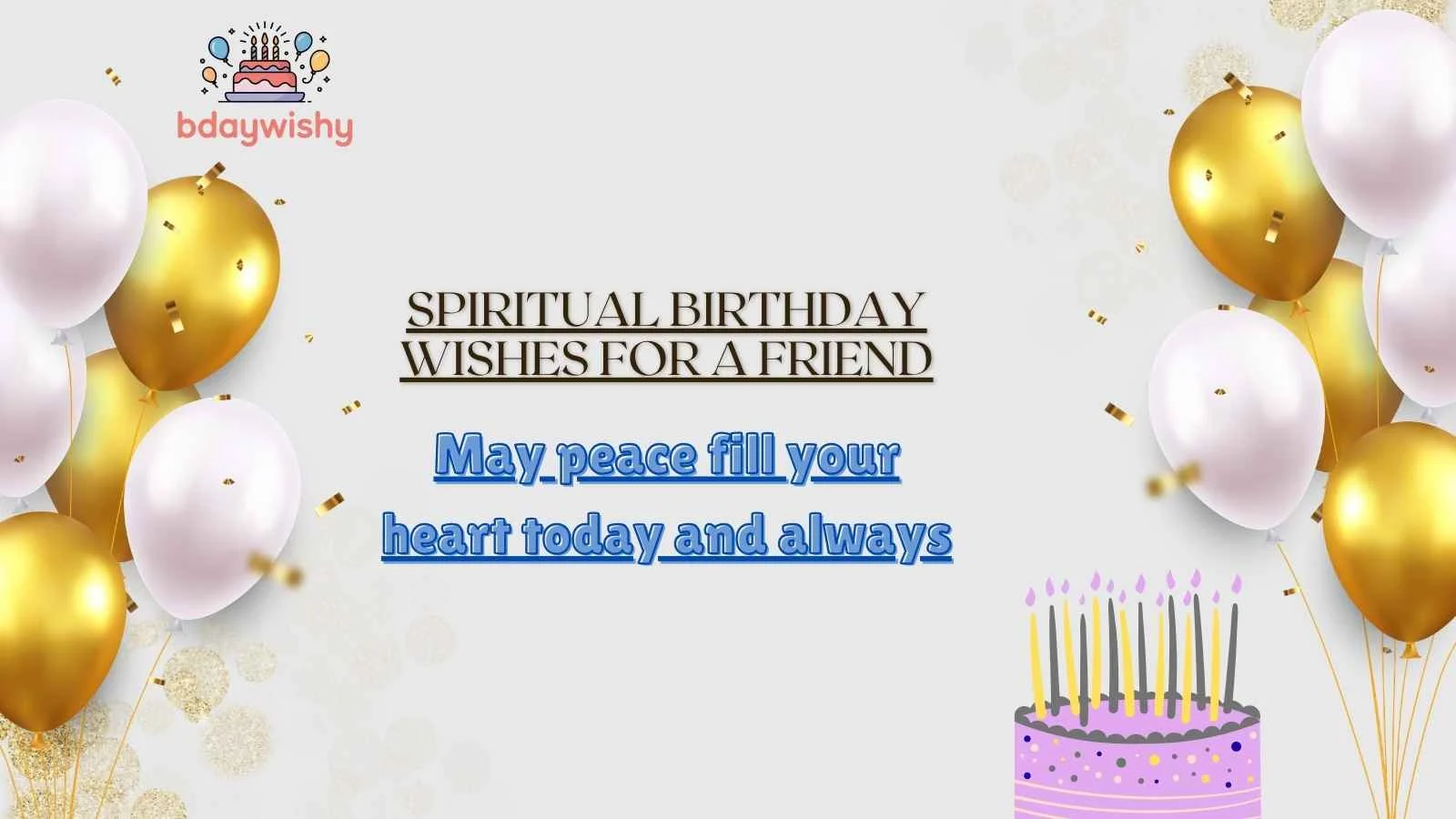 Spiritual Birthday Wishes for a Friend